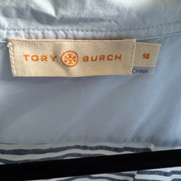 Tory Burch Striped-back Shirt in Classic Light Blue/anchor Stripe - Picture 4 of 4